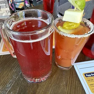 Mimosa and Bloody Mary