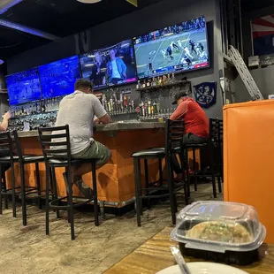 Bar area