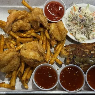 Boom boom shrimp platter