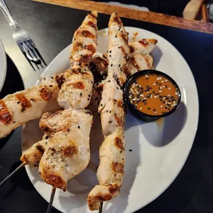 Chicken skewers