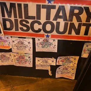 They give military discount to active duty and veterans