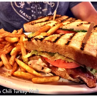 Green Chili Turkey Melt