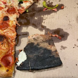 We ordered a take out pizza last night. Got home and the whole bottom of the pizza was just burnt. For $28 I wouldn't recommend.