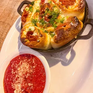 Cast Iron Pepperoni Rolls!