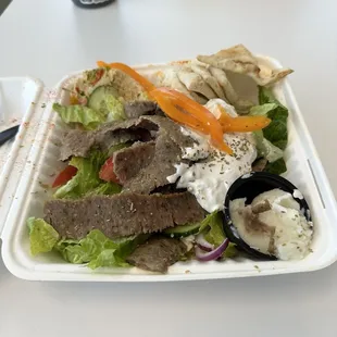 #5 with garlic dipping sauce Amazing gyro. The garlic sauce is out of this world!