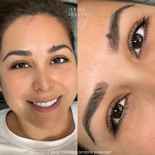 Healed ombré powder