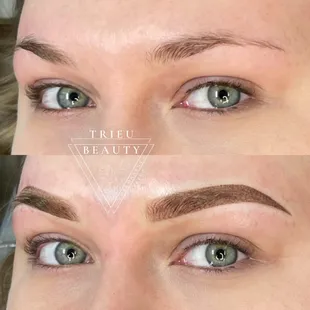 Ombré powder brows