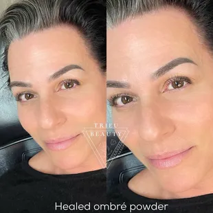 Healed ombré powder