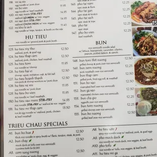 Menu, page 3 (November 2022).