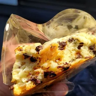 Chocolate Chip Scone. The best thing we ordered. The handmade chocolates looked amazing too!