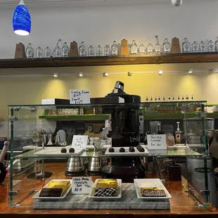 a display of pastries