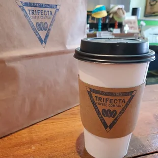 Coffee,  quiche, house made chocolate for breakfast!