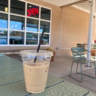 Lavender White Mocha Ice Latte
