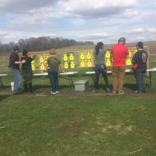 The outdoor shooting range