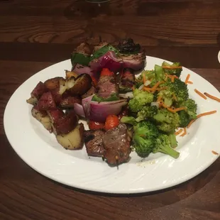 Bison kabobs. $18.95