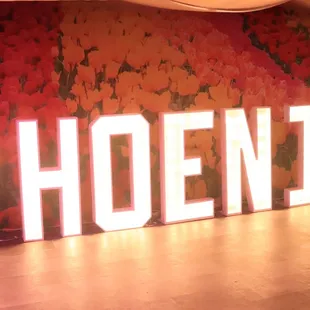 I wanted these letters and Dan added the backdrop to make the letters stand out!