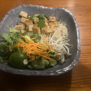 Tofu and Noodle Bowl