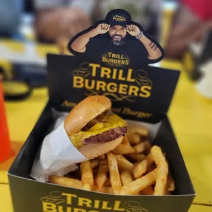 Vegan Trill Burger w/fries