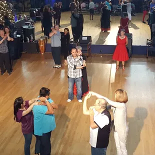 Trilliant Hosts great events! This is at the Salsa With Juan Taco Dance Social.