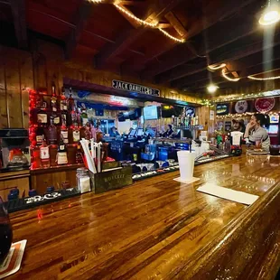 Inside view of bar