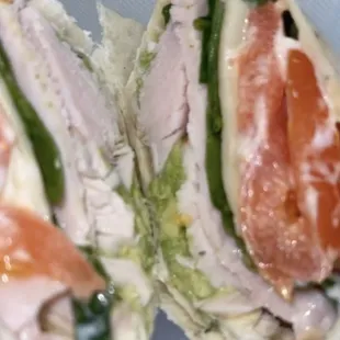 turkey avocado wrap