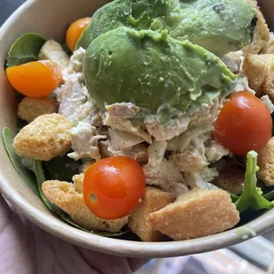 a bowl of salad
