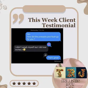 a texting message