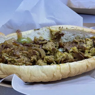Seitan Cheese Steaks