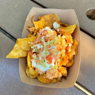 Buffalo chicken chips