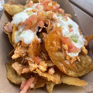 Buffalo chicken chips