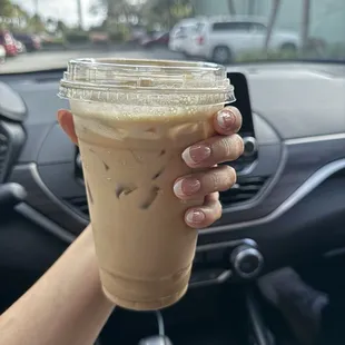 vanilla iced latte