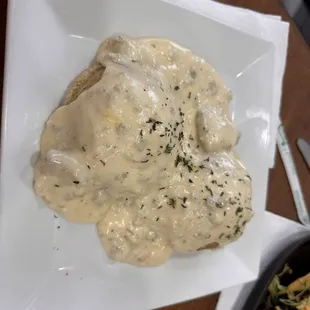 Sage sausage biscuits and gravy