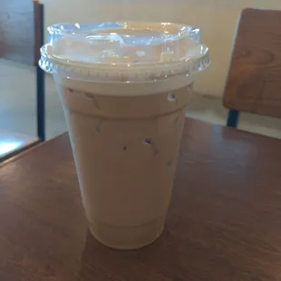 Iced mocha latte