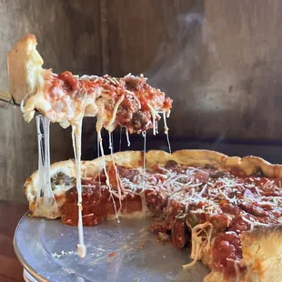 Quattro Carni Chicago Deep Dish Pizza