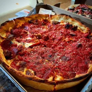 Chicago Deep Dish See more food adventures on Instagram @CheatDay_SA
