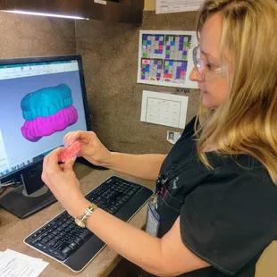 3-D printing to eliminate messy impressions!