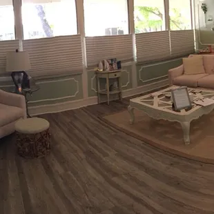 Relaxing quiet room...