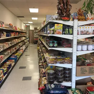 a view of a grocery store