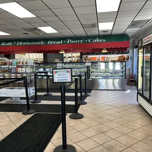 the inside of a store