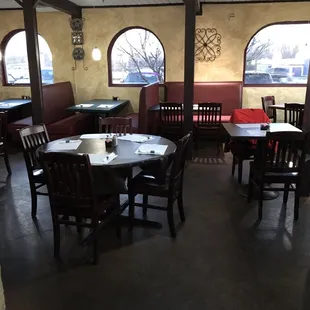 Separate dining area for our meeting