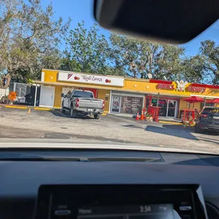 Front of new restaurant