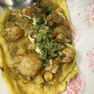 Doubles with Chicken add on.