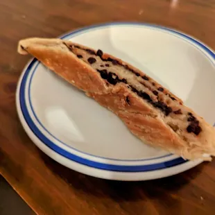 February 7, 2023; Currant roll.