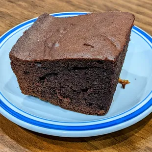 May 16, 2022; Chocolate cake.