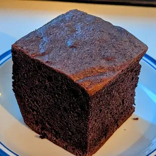 March 25, 2023; Chocolate cake ($3).
