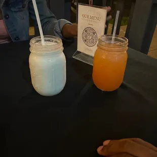 Rum punch &amp; pina coloada