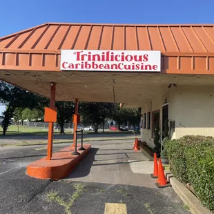 he front of the restaurant