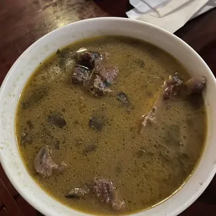 Traditional Pepper Soup with Goat