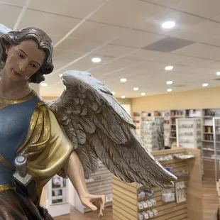 We offer statues of many saints as well as non-denominational items (Jesus, The Trinity, etc.)