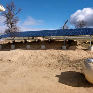 Ground mount located in Coarsegold, CA. Tough place to dig but it turned out great!